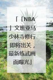 「NBA」文班亚马少林寺修行即将出关，最新练武画面曝光