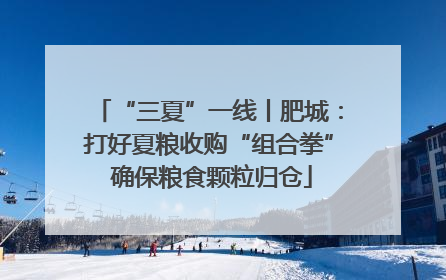 “三夏”一线丨肥城：打好夏粮收购“组合拳” 确保粮食颗粒归仓