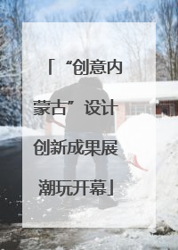 “创意内蒙古”设计创新成果展潮玩开幕