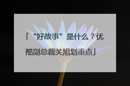 “好故事”是什么？优酷副总裁关旭划重点