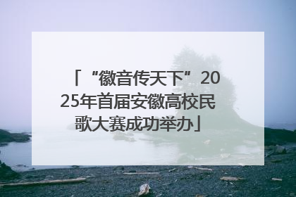 “徽音传天下”2025年首届安徽高校民歌大赛成功举办