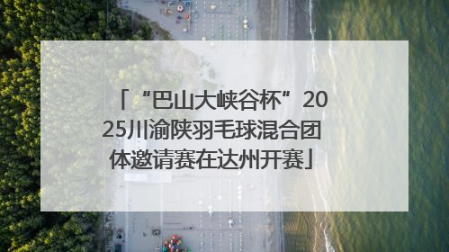 “巴山大峡谷杯”2025川渝陕羽毛球混合团体邀请赛在达州开赛