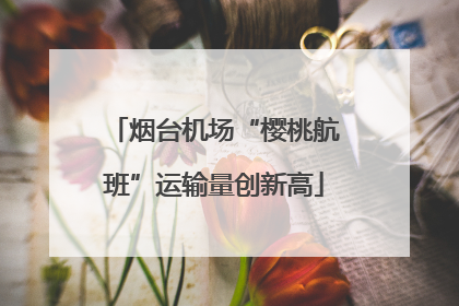 烟台机场“樱桃航班”运输量创新高
