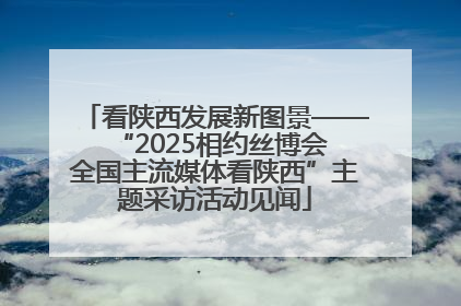 看陕西发展新图景——“2025相约丝博会 全国主流媒体看陕西”主题采访活动见闻