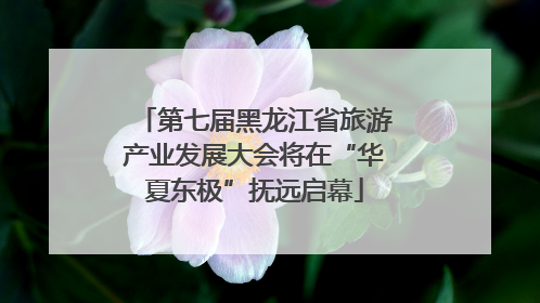 第七届黑龙江省旅游产业发展大会将在“华夏东极”抚远启幕