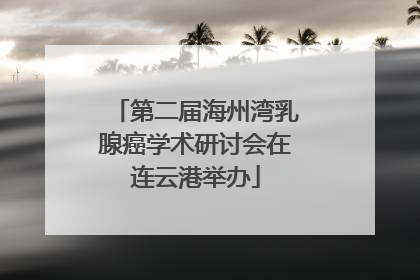 第二届海州湾乳腺癌学术研讨会在连云港举办