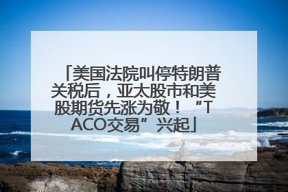 美国法院叫停特朗普关税后，亚太股市和美股期货先涨为敬！“TACO交易”兴起