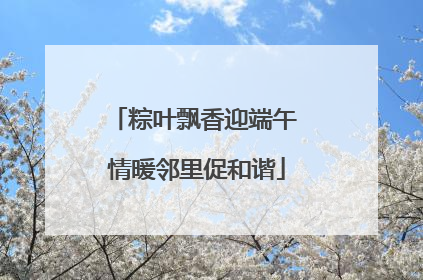 粽叶飘香迎端午 情暖邻里促和谐