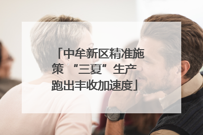 中牟新区精准施策 “三夏”生产跑出丰收加速度