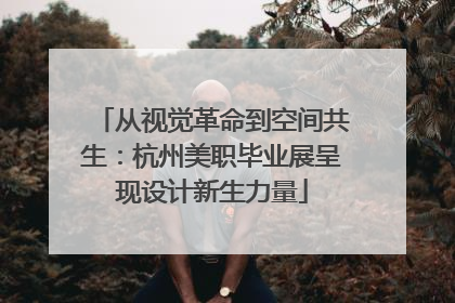 从视觉革命到空间共生：杭州美职毕业展呈现设计新生力量