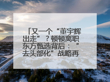 又一个“董宇辉出走”？顿顿离职东方甄选背后：“去头部化”战略再遭考验