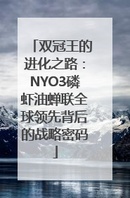 双冠王的进化之路：NYO3磷虾油蝉联全球领先背后的战略密码