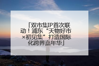 双市集IP首次联动！浦东“天物好市×初见集”打造国际化跨界嘉年华