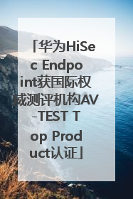 华为HiSec Endpoint获国际权威测评机构AV-TEST Top Product认证