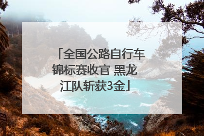 全国公路自行车锦标赛收官 黑龙江队斩获3金