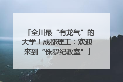 全川最“有龙气”的大学！成都理工：欢迎来到“侏罗纪教室”