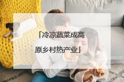 冷凉蔬菜成高原乡村热产业