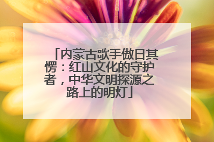 内蒙古歌手傲日其愣：红山文化的守护者，中华文明探源之路上的明灯