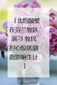 北约频繁在芬兰牧区演习 牧民担心惊扰驯鹿影响生计