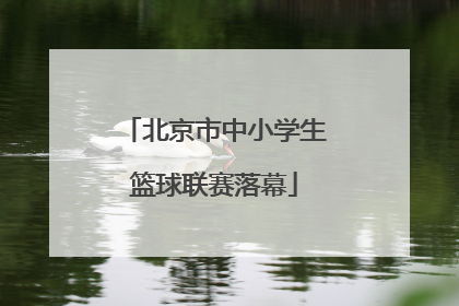 北京市中小学生篮球联赛落幕