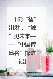 向“智”出发，“触”见未来——“中国传感谷”探访记