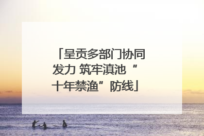呈贡多部门协同发力 筑牢滇池“十年禁渔”防线