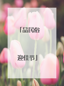 品民俗 迎佳节