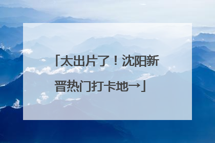 太出片了！沈阳新晋热门打卡地→
