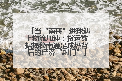 当“南哥”进球遇上物流加速：货运数据揭秘南通足球热背后的经济“射门”