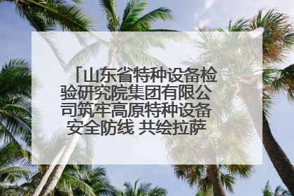 山东省特种设备检验研究院集团有限公司筑牢高原特种设备安全防线 共绘拉萨美好生活画卷