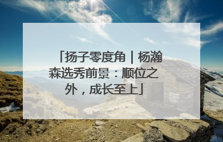 扬子零度角｜杨瀚森选秀前景：顺位之外，成长至上