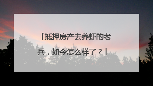 抵押房产去养虾的老兵，如今怎么样了？