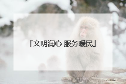文明润心 服务暖民