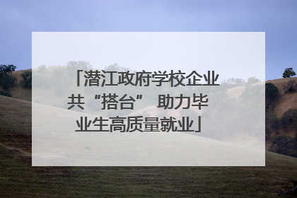 潜江政府学校企业共“搭台” 助力毕业生高质量就业