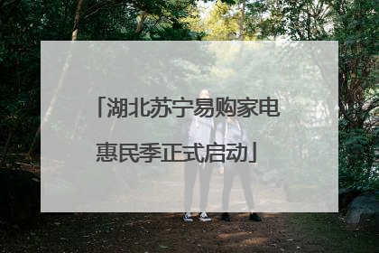 湖北苏宁易购家电惠民季正式启动
