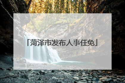 菏泽市发布人事任免