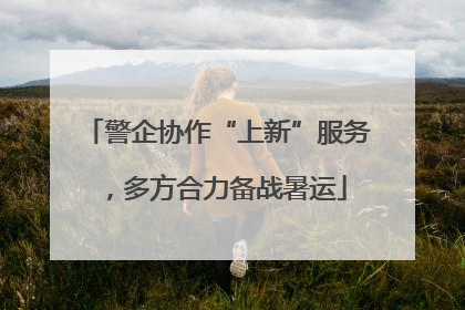 警企协作“上新”服务，多方合力备战暑运