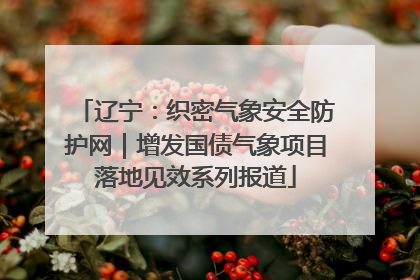辽宁：织密气象安全防护网｜增发国债气象项目落地见效系列报道