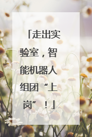走出实验室，智能机器人组团“上岗”！
