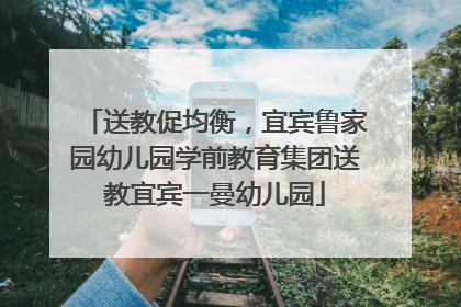 送教促均衡，宜宾鲁家园幼儿园学前教育集团送教宜宾一曼幼儿园