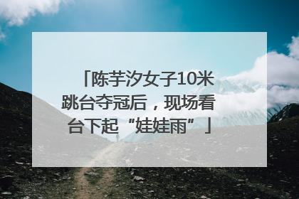 陈芋汐女子10米跳台夺冠后，现场看台下起“娃娃雨”