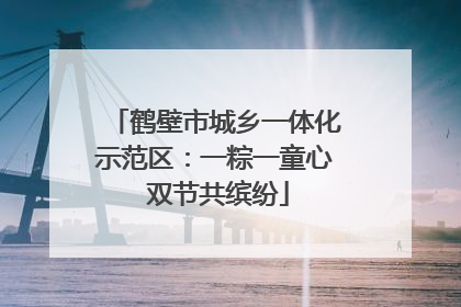 鹤壁市城乡一体化示范区：一粽一童心 双节共缤纷