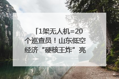 1架无人机=20个巡查员！山东低空经济“硬核王炸”亮相青岛，下一个万亿赛道藏在这里