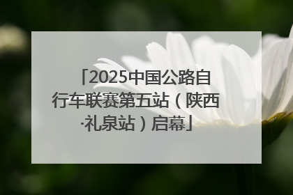 2025中国公路自行车联赛第五站（陕西·礼泉站）启幕