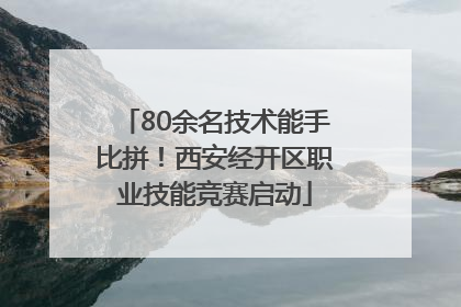 80余名技术能手比拼！西安经开区职业技能竞赛启动