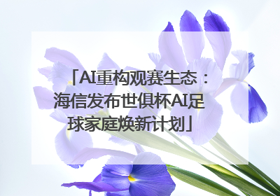 AI重构观赛生态：海信发布世俱杯AI足球家庭焕新计划